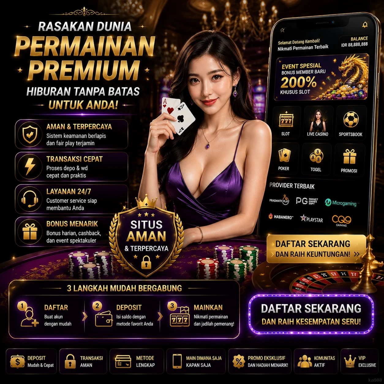 Akses ka988 Pengguna Aktif Premium screenshot